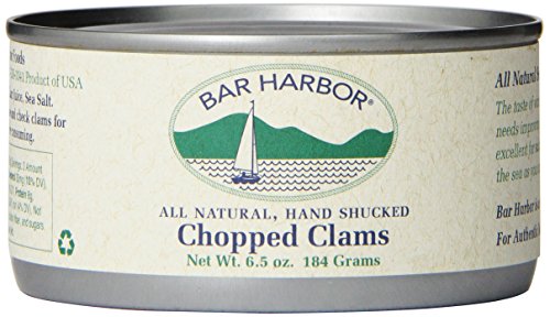 Bar Harbor All Natural Chopped Clams, 6.5-Ounce Cans (Pack of 12) von Bar Harbor®