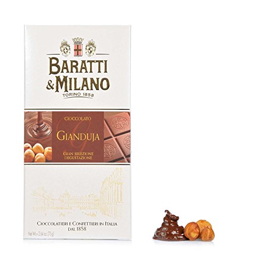 Baratti & Milano - SCHOKOLADE TABLET MIT NOISETTES GIANDUJA 75GR von Baratti & Milano