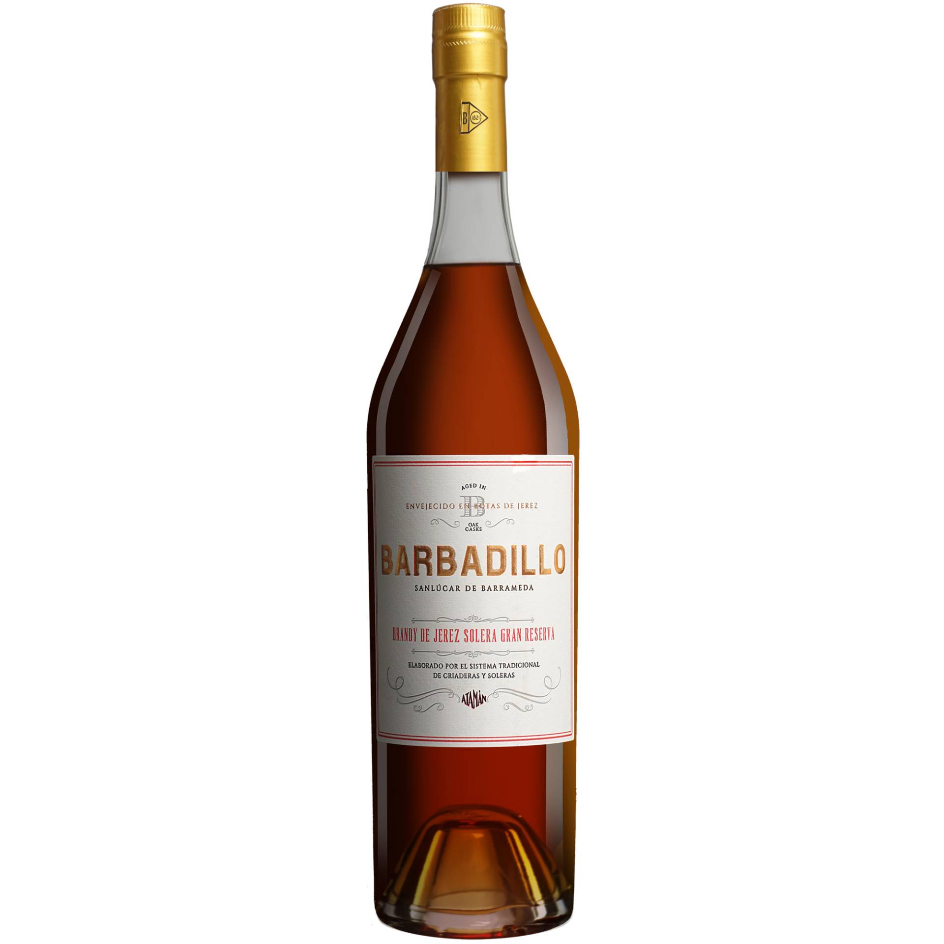 Brandy Barbadillo Solera Gran Reserva - 0,5 L.  0.5L 40% Vol. Brandy aus Spanien von Barbadillo