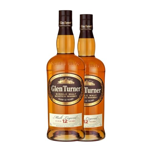 Whiskey Single Malt Bardinet Glen Turner Master Große Reserve 12 Jahre 70 cl (Karton mit 2 Flaschen von 70 cl) von Bardinet