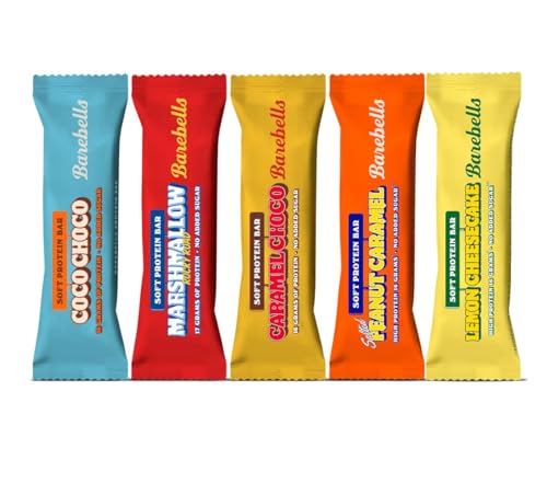 Barebells Soft Protein Bar | zuckerarme Protein Riegel/Eiweißriegel (Mix/ 4 Sorten, 12x55g) von Barebells Functional Foods