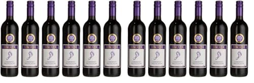 Barefoot Cabernet Sauvignon Halbtrocken (6 x 0.75 l) (Packung mit 2) von Barefoot