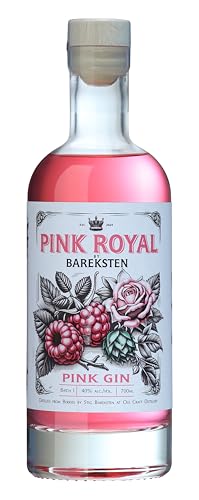 Pink Royal Gin by Bareksten | Hergestellt in Norwegen | Produziert mit lokalen Zutaten aus der Region Bergen | 700ml | 40% vol. von Bareksten