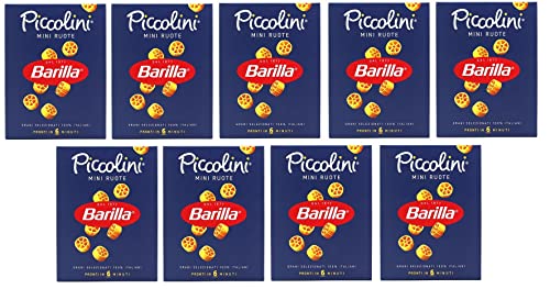 Barilla Piccolini Mini Ruote 9 x 500g = 4500g Teigwaren aus Hartweizengrieß von Barilla Piccolini Mini