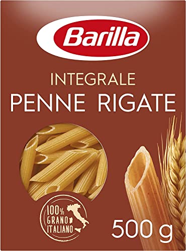 10x Barilla Penne Rigate Integrali Vollkornnudeln Vollkorn Pasta 100% Italienisch 500g von Barilla