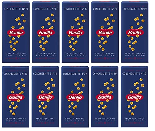 10x Pasta Barilla Conchigliette Nr. 39 italienisch Nudeln 500 g pack von Barilla