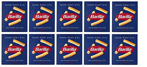 10x Pasta Barilla Sedani rigati Nr. 94 italienisch Nudeln 500 g pack von Barilla