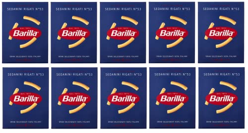 10x Pasta Barilla Sedanini rigati Nr. 53 italienisch Nudeln 500 g pack von Barilla