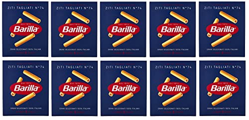 10x Pasta Barilla Ziti tagliati Nr. 74 italienisch Nudeln 500 g pack von Barilla