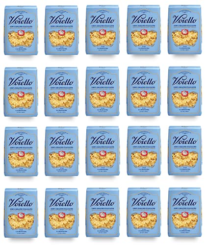 20x Voiello La Mafalda n°140 Pasta 100% Italienischer Weizen 500g Teigwaren aus Hartweizengrieß Bronze-Zeichnung von Barilla