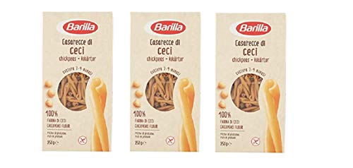 3x Barilla Casarecce di Ceci Senza Glutine Casarecce von Kichererbsen ohne Gluten 250g von Barilla