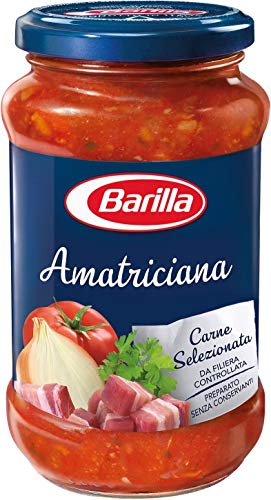3x Barilla Sugo Amatriciana Tomatensauce mit Speck und Chili Pasta sauce 400g aus italian von Barilla