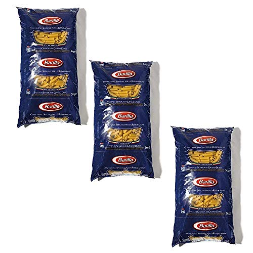 3x Pasta Barilla Tortiglioni Ristorante Nr. 83 italienisch Nudeln 5kg pack von Barilla