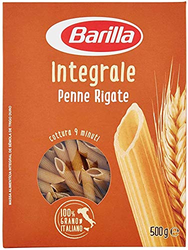 5x Barilla Penne Rigate Integrali Vollkornnudeln Vollkorn Pasta 100% Italienisch 500g von Barilla