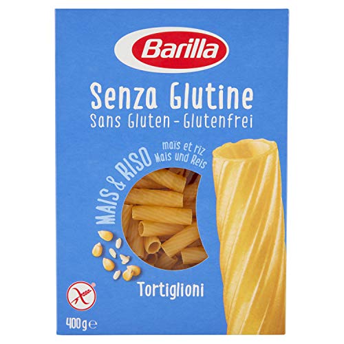 5x Barilla Tortiglioni 400g senza Glutine Glutenfrei pasta nudeln, gluten free + Italian Gourmet polpa 400g von Barilla