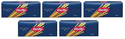 5x Pasta Barilla Bucatini Nr. 9 italienisch Nudeln 500 g pack von Barilla