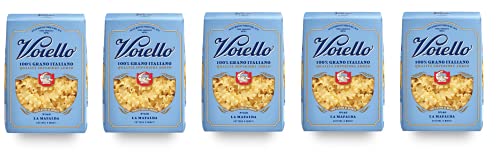 5x Voiello La Mafalda n°140 Pasta 100% Italienischer Weizen 500g Teigwaren aus Hartweizengrieß Bronze-Zeichnung von Barilla