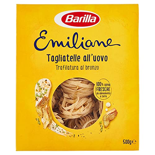 6x Barilla Emiliane Talgiatelle all'uovo n.429 Nudeln mit ei 500g von Barilla