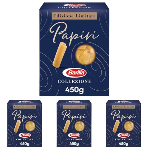 Barilla Collezione Papiri Limited Edition Pasta aus hochwertigem Hartweizen immer al dente, 450 g (Packung mit 4) von Barilla