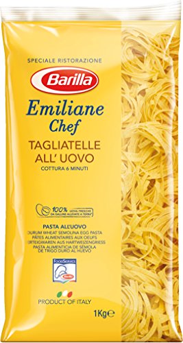 Barilla Emiliane Chef Tagliatelle all' Uovo – 6er Pack (6 x 1kg) von Barilla