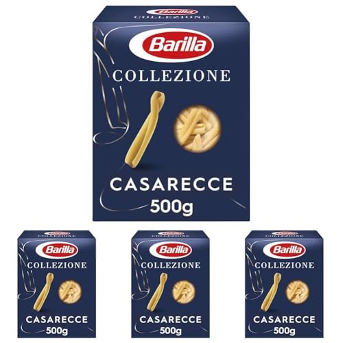 Barilla Hartweizen Pasta Collezione Casarecce, 500g (Packung mit 4) von Barilla