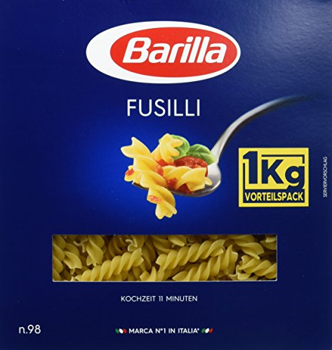 Barilla Hartweizen Pasta Fusilli n. 98 – 6er Pack (6x1kg) von Barilla