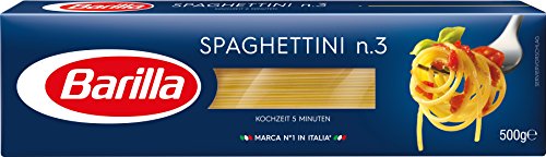 Barilla Hartweizen Pasta Spaghettini n. 3, 24er Pack (24 x 500 g) von Barilla