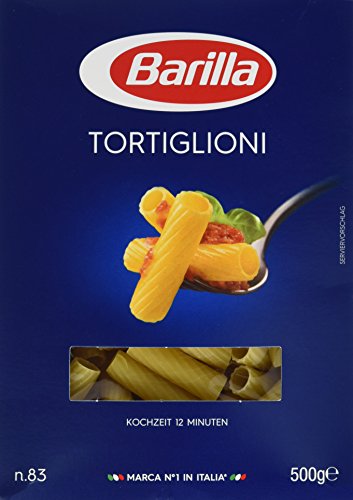 Barilla Hartweizen Pasta Tortiglioni n. 83 – 6er Pack (6x500g) von Barilla