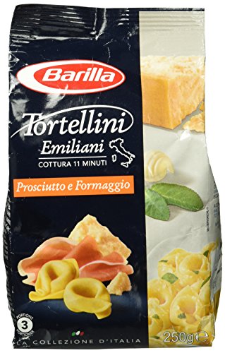 Barilla La Collezione Tortellini con Prosciutto e Formaggio (mit Schinken und Käse), 250 g von Barilla