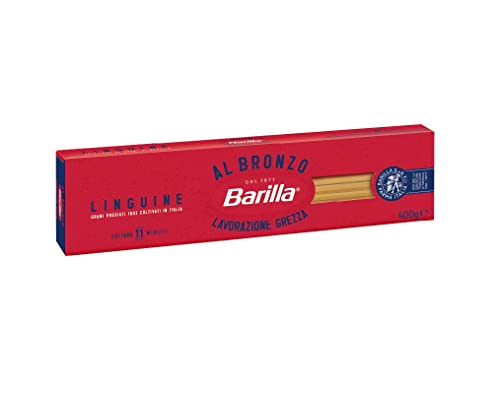 Barilla Linguine al Bronzo Bronze Gezogene Pasta 400g Rohe Verarbeitungsmethode von Barilla