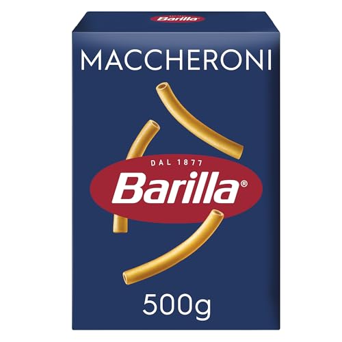 Barilla Pasta Nudeln Klassische Maccheroni n.44 aus hochwertigem Hartweizen immer al dente 500 g von Barilla