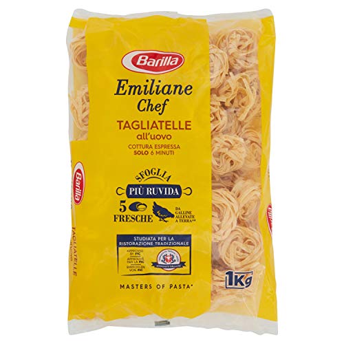 Barilla Pasta Emiliane Chef Tagliatelle all' Uovo, 1 kg von Barilla