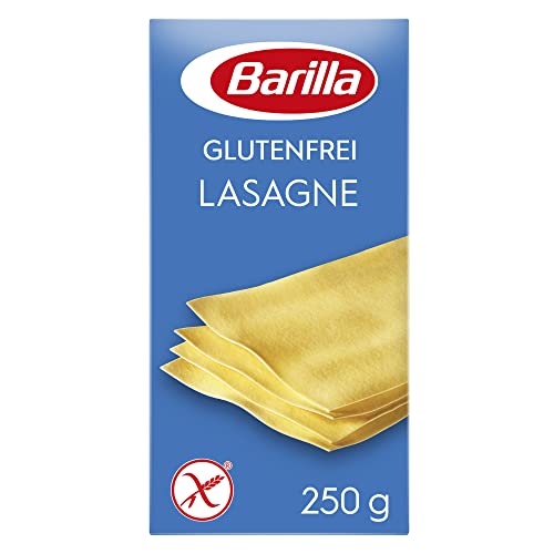 Barilla Pasta Glutenfreie Lasagne aus köstlichem Mais und Reis, perfekt für Menschen mit Zöliakie oder Glutenunverträglichkeit, (1 x 250 g) von Barilla