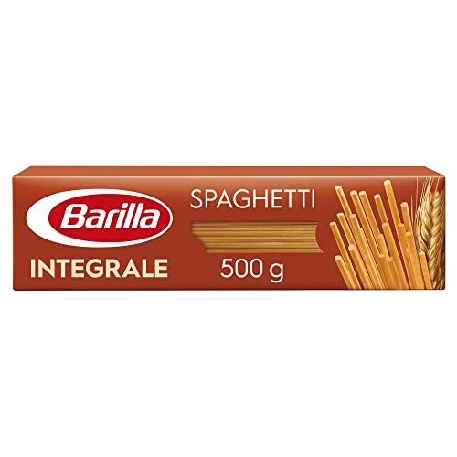 Barilla Pasta Integrale Spaghetti n.5 Vollkorn-Hartweizen mit natürlichen Ballaststoffen, 500 g von Barilla