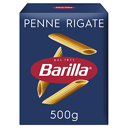 Barilla Pasta Klassische Penne Rigate n.73 aus hochwertigem Hartweizen immer al dente, (1 x 500 g) von Barilla