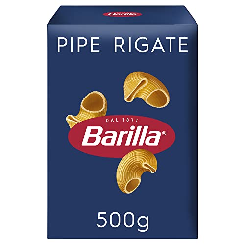 Barilla Pasta Klassische Pipe Rigate Nr. 91 aus hochwertigem Hartweizen immer al dente, 500 g von Barilla