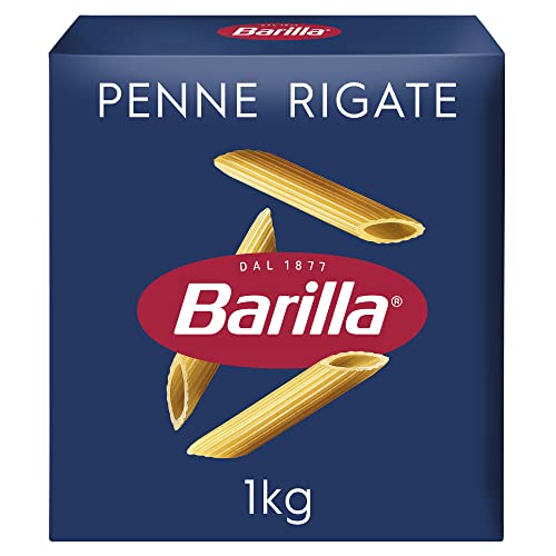 Barilla Pasta Nudeln Klassische Penne Rigate No.73 aus hochwertigem Hartweizen immer al dente, 1kg von Barilla