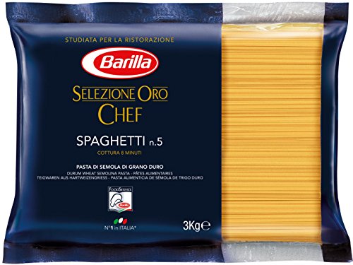 Barilla Pasta Nudeln Selezione Oro Chef Spaghetti n. 5, 4er Pack (4 x 3 kg) von Barilla