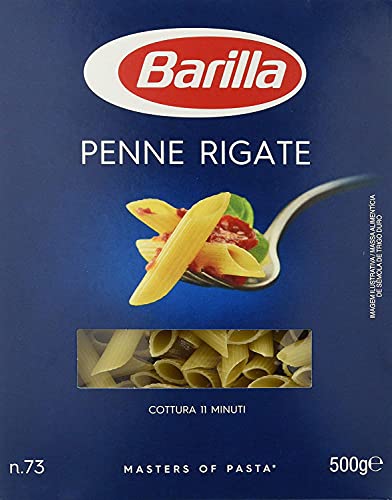 Barilla Pasta Penne Rigate Hartweizen, 500 Gramm, Italien von Barilla