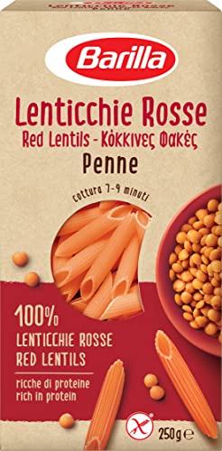 Barilla Pasta Penne Rigate Rote Linse, glutenfrei, 250 g von Barilla