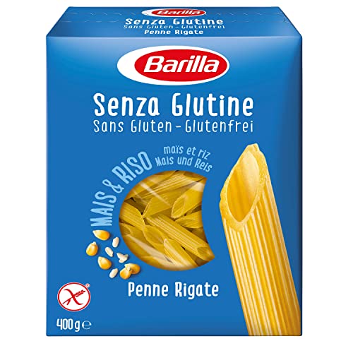 Barilla Pasta Penne Rigate glutenfrei aus Reis und Mais, 1er Pack (1 x 400 g) von Barilla