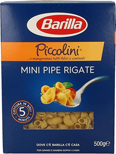 Barilla Pasta Piccolini Mini Pipe Rigate (Nr. 20) (500gr) von Barilla