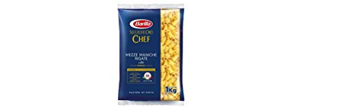 Barilla Pasta Selezione Oro Chef Mezze Maniche Rigate n° 84 Italienische Kurze Pasta 1Kg Packung von Barilla