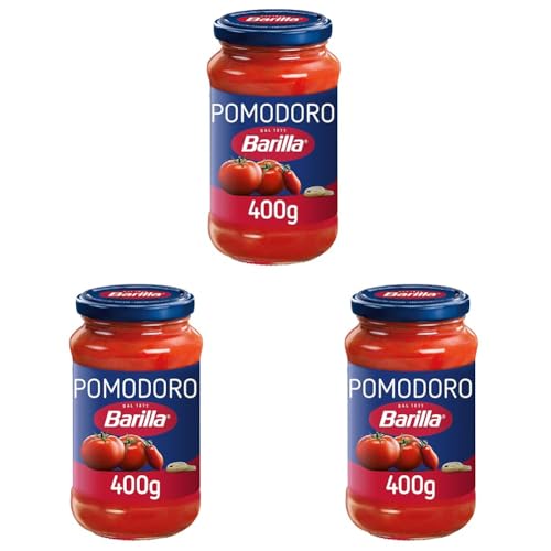 Barilla Pastasauce Pomodoro – Tomatensauce 1 Glas (1x400g) (Packung mit 3) von Barilla