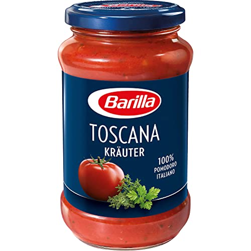 Barilla Pastasauce Toscana Kräuter – Italienische Sauce 1 Glas (1x400g) von Barilla