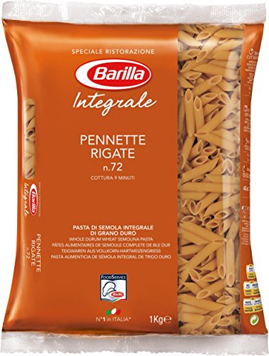 Barilla Vollkorn Pasta Pennette Rigate Integrale, 9er Pack (9 x 1 kg) von Barilla