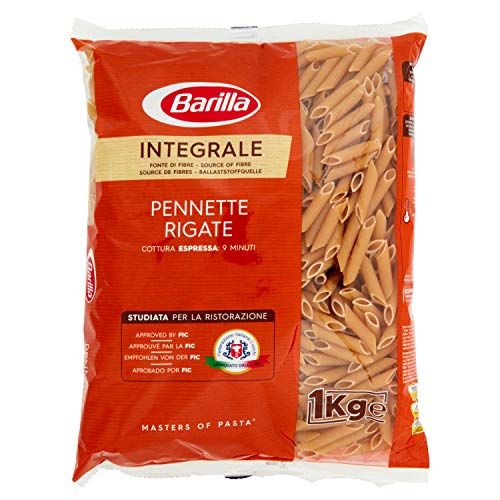 Barilla Vollkorn Pasta Pennette Rigate Integrale – 3er Pack (3x1kg) von Barilla