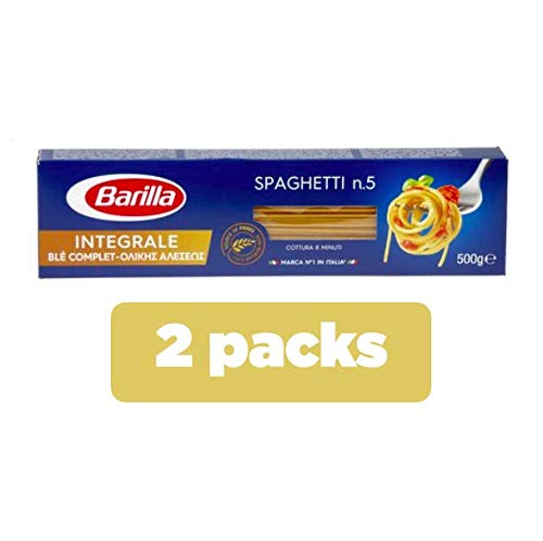 Spaghetti Weizen komplett Barilla Paket 500 Grs Lot de 2 Einheiten von Barilla