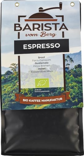 Bio Espresso von Barista vom Berg