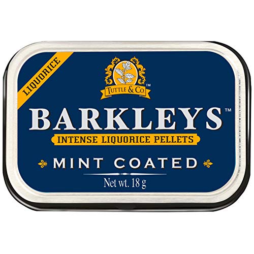 Barkleys Tin Liqorice Pelletts Mint 18gr. - Lakritz mit Minze von Barkleys